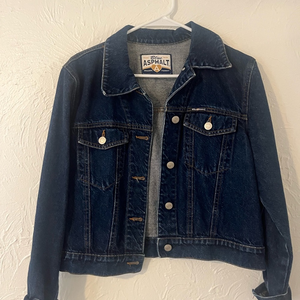 Asphalt Dark Blue Denim Jacket